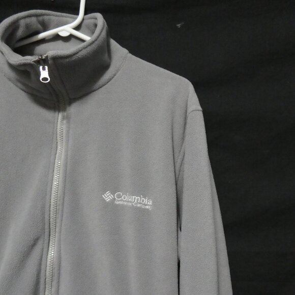 COLUMBIA SPORTSWEAR | woman's medium | Grey Fleece Zip-Up Jacket | Interchange - Picture 5 of 15